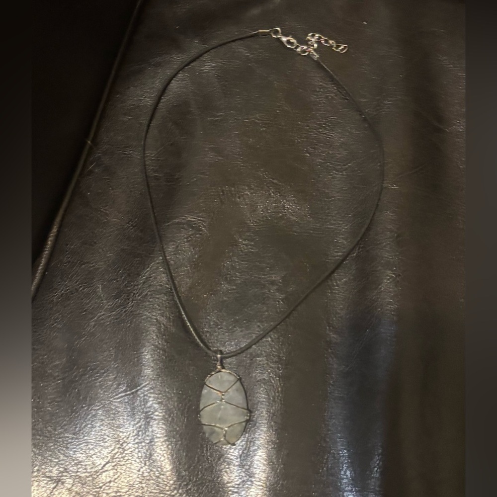 Natural Grey Turtle Necklace Pendant